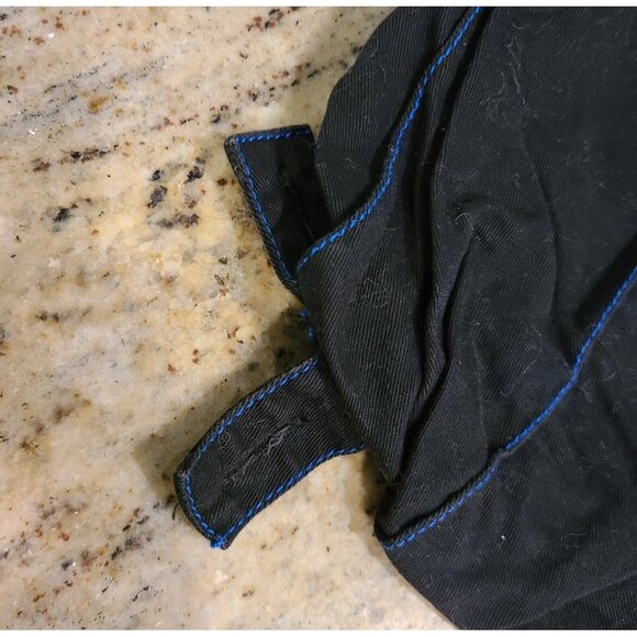 Illig Y2K Rave Cargo Breakaway Pocket Black Blue - Picture 2 of 9